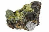 Garnet Cluster with Feldspar and Epidote - Pakistan #100403-1